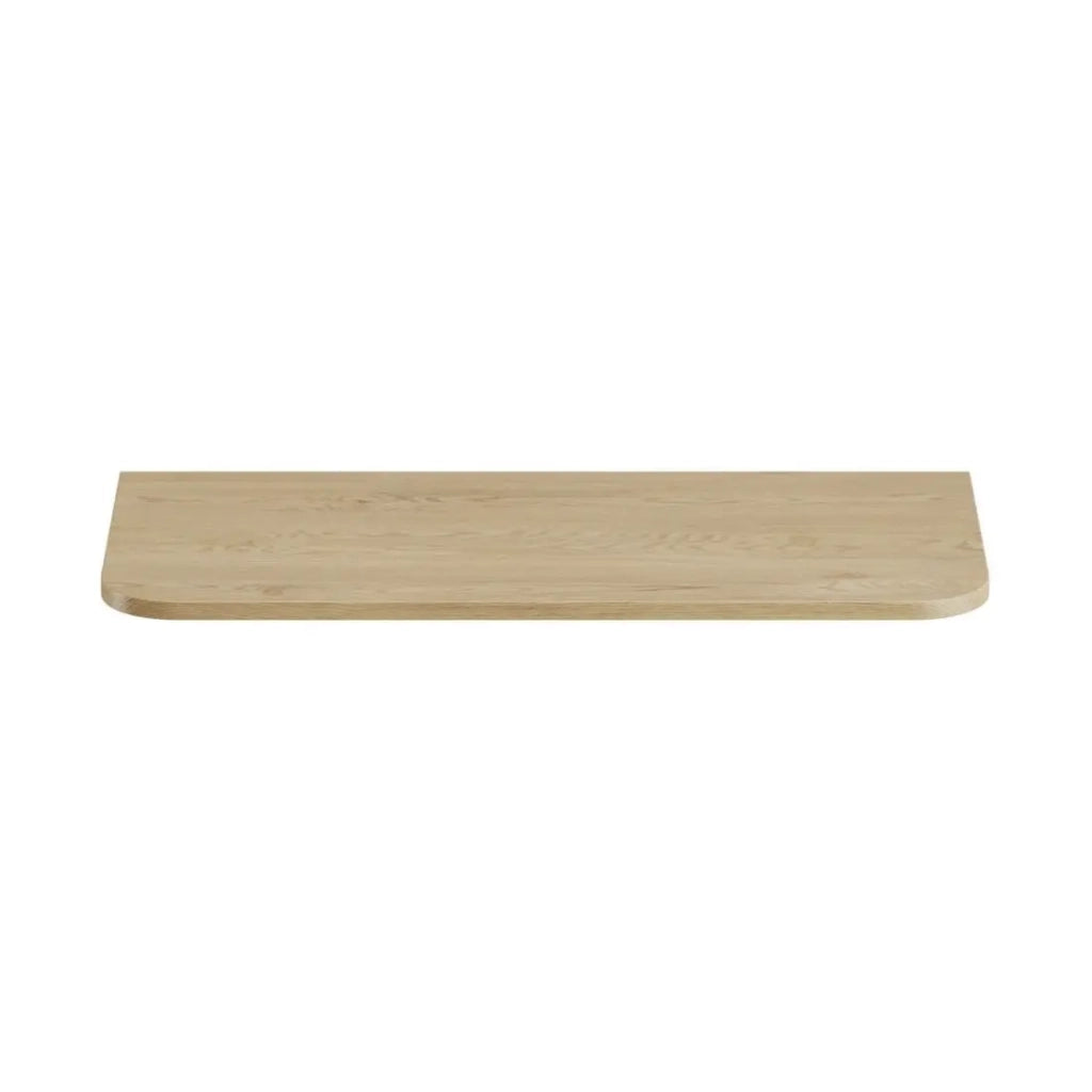 Piano lavabo KORI 100 cm in rovere chiaro – Accessorio per mobile sotto lavabo