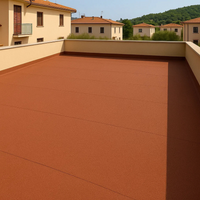 Guaina ardesiata rossa casasciutta impermeabilizzazione terrazze 6 rotoli 1x10 m