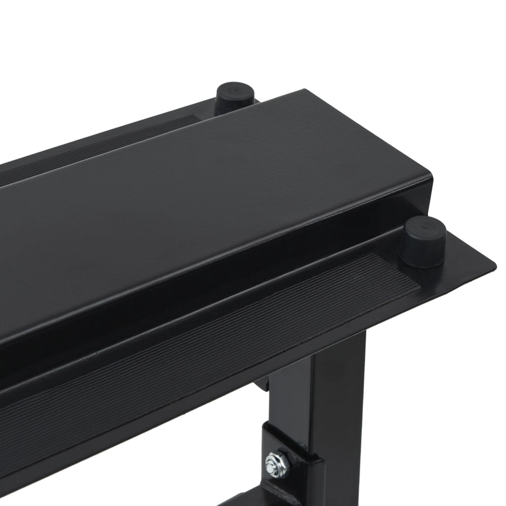 Porta Manubri con 7 Supporti e 8 Ganci 300 kg Acciaio