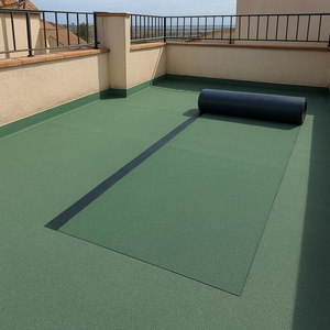 Guaina ardesiata verde casasciutta impermeabilizzazione terrazze 8 rotoli 1x10 m