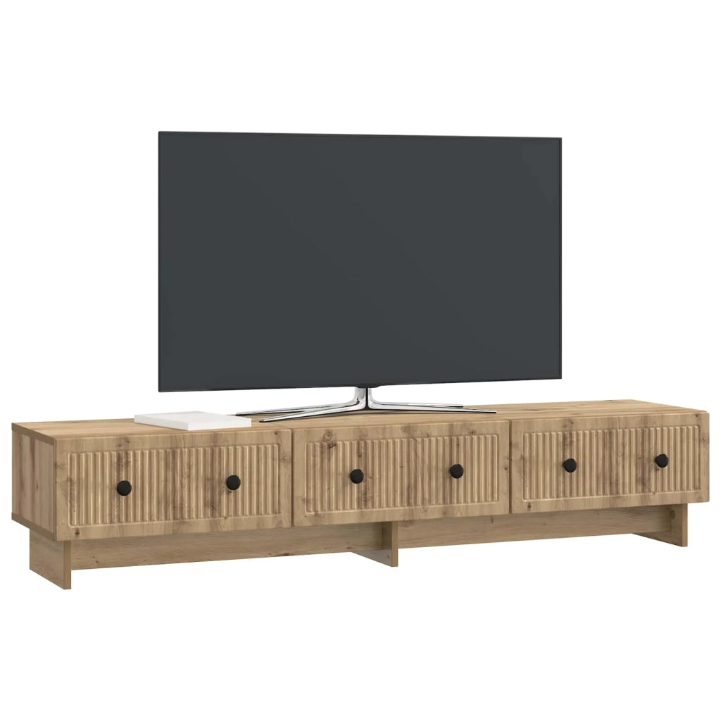 Mobile TV con cassetto Rovere Artigianale 147 x 34,5 x 30 cm