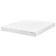 Materasso a 2 Lati Bilanciati double face Medio/Rigido in Tessuto Bianco 180 x 200 cm matrimoniale confortevole