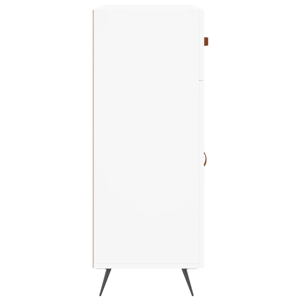 Credenza | Madia | Buffet da pranzo | Armadio da pranzo Bianca 69,5x34x90 cm in Legno Multistrato