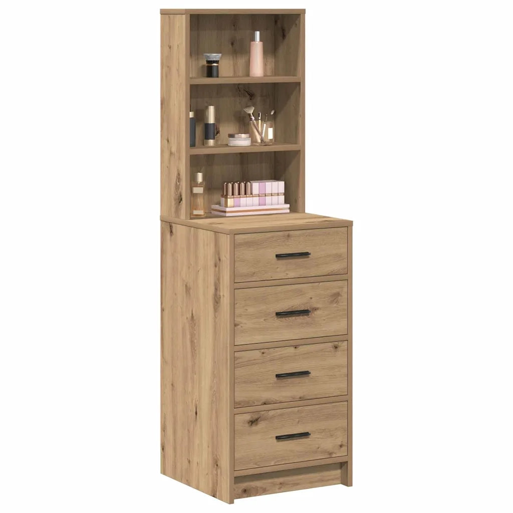 vidaXL Credenza rovere artigianale 40 x 41 x 135 cm Legno multistrato