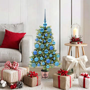 Albero di Natale con 150 LED con supporto Verde 90 cm PE 3396307