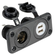 Pannellino Presa Usb + Presa Accendisigari