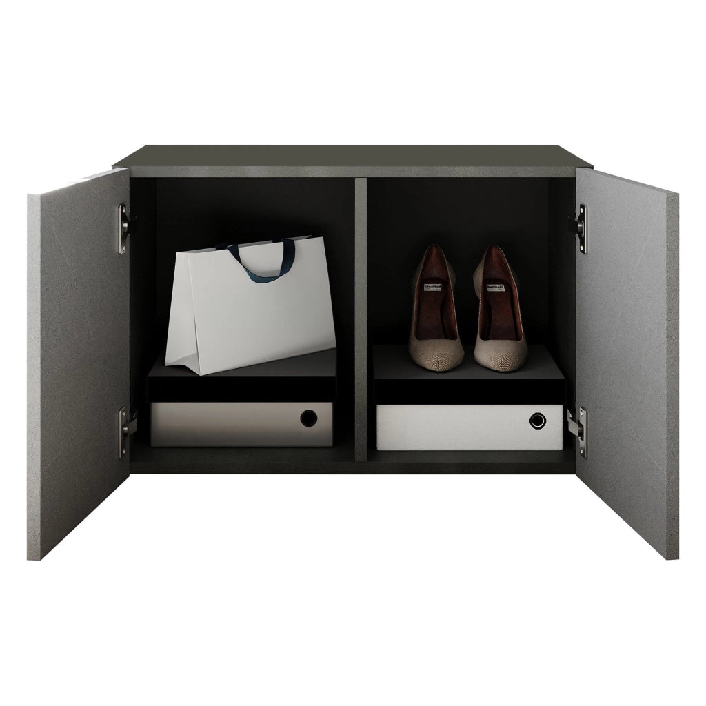Scorrano, Mobile da Ingresso 2 Paia, 63x35x41h cm Grigio