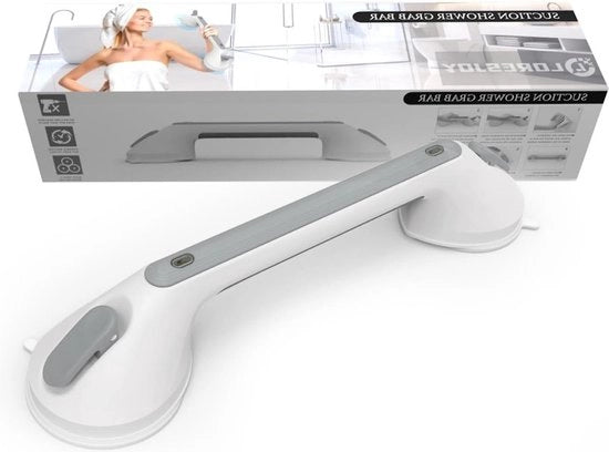 Manubrio per docce da 40 cm - manubrio per docce con presa a vite - manubrio per bagno con presa a vite - manubrio per bagno e docce per bambini e anziani - manubrio per bagno con presa a vite per persone con disabilità