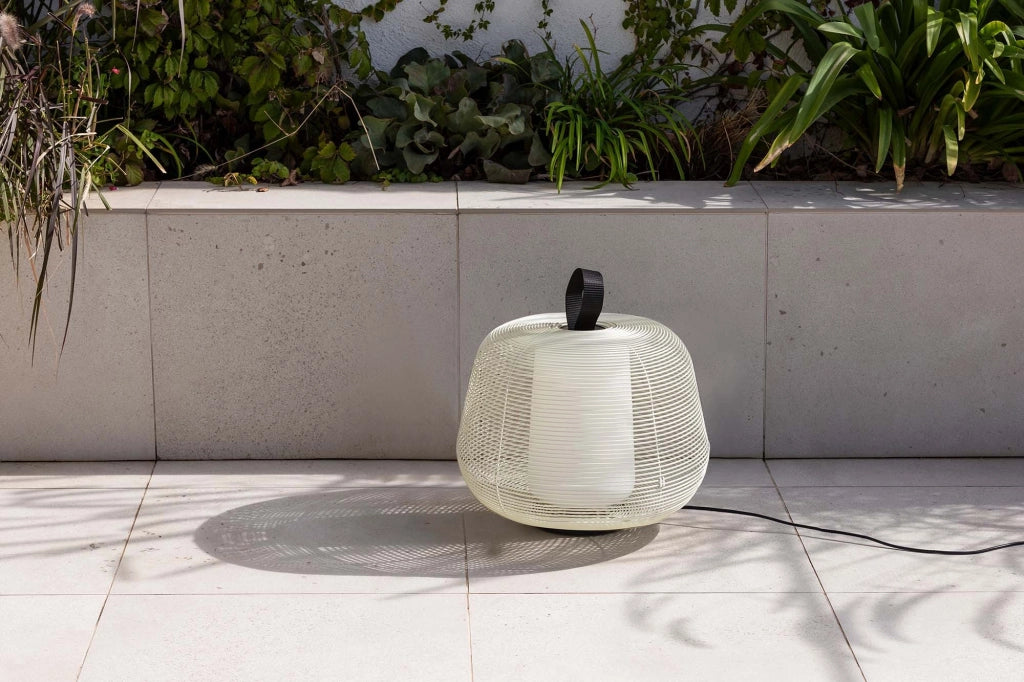 NARA, Lampada Portatile, Faro Barcelona Colore: Beige