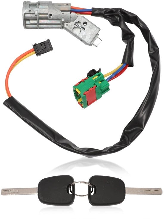 Stuurslot con 2 Chiavi - Compatibile con Citroen C2/C3 - OEM 4162AH - Sicurezza - Accessorio Auto - Resistenze allo Shock - Sicurezza al Volante