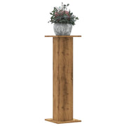 vidaXL Supporti Piante 2 pz Rovere Artigianale 30x30x95 cm Truciolato