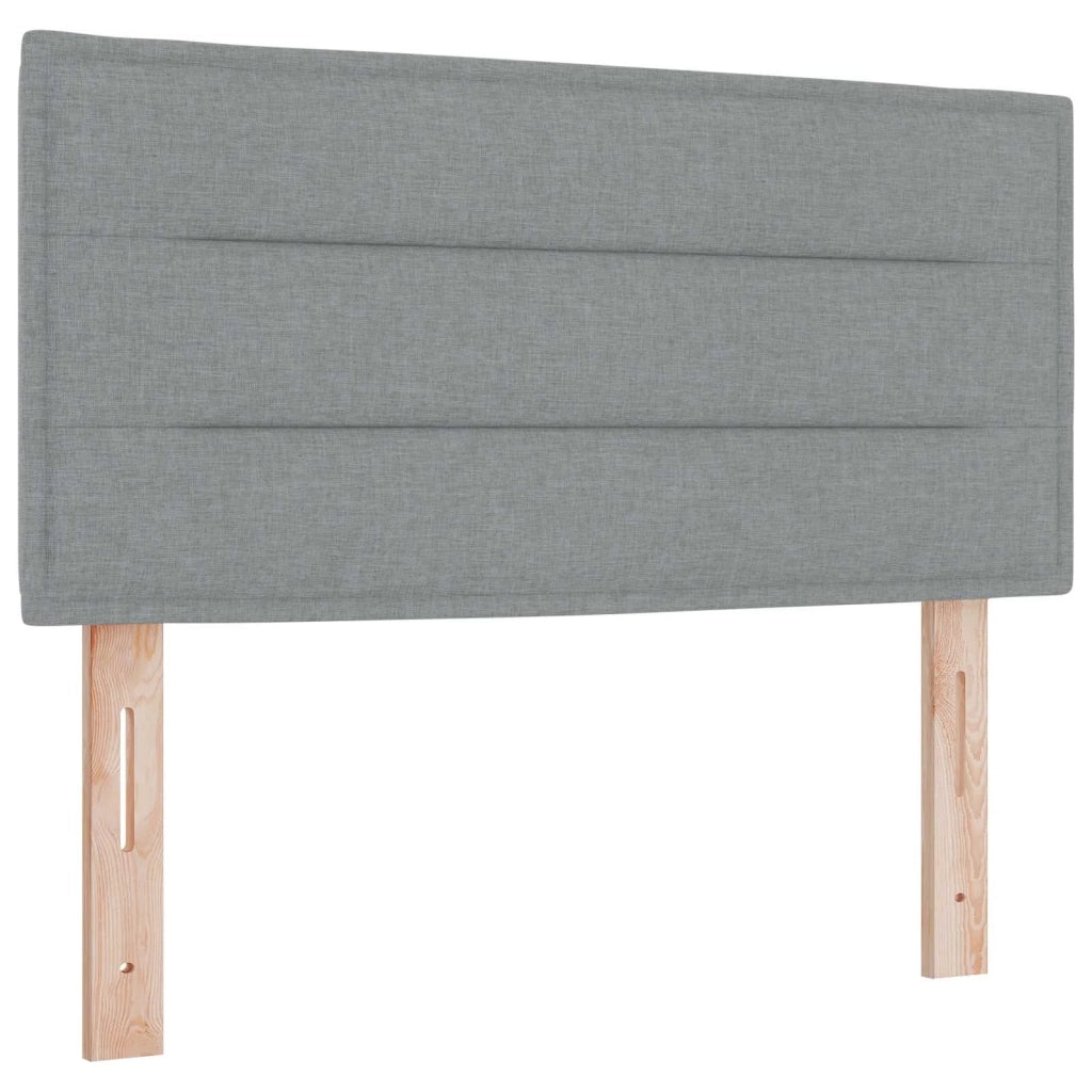 Letto ottomano con materasso Grigio Chiaro 80 x 200 cm Tessuto 3456198
