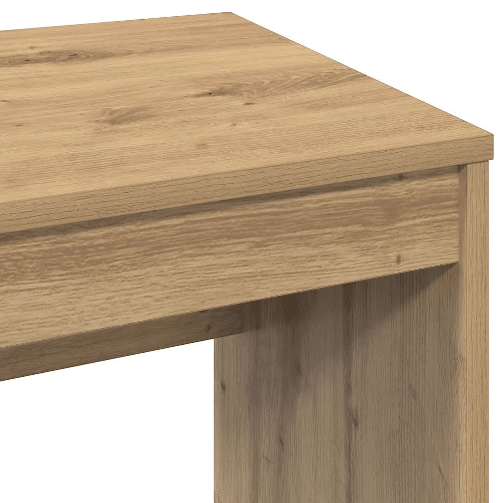 Scrivania Rovere Artigianale 90x40x72 cm in Legno Multistrato 855833
