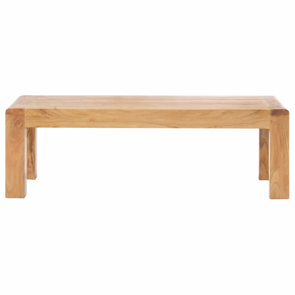Tavolino da Salotto-Tavolino da soggiorno-Tavolo 110x60x35 cm Massello Acacia Finitura Ambra