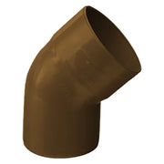 CURVA 45 E?  ° PER TUBO PLUVIALE IN PVC 45 E?  °  E?E ? 80 (aperta)