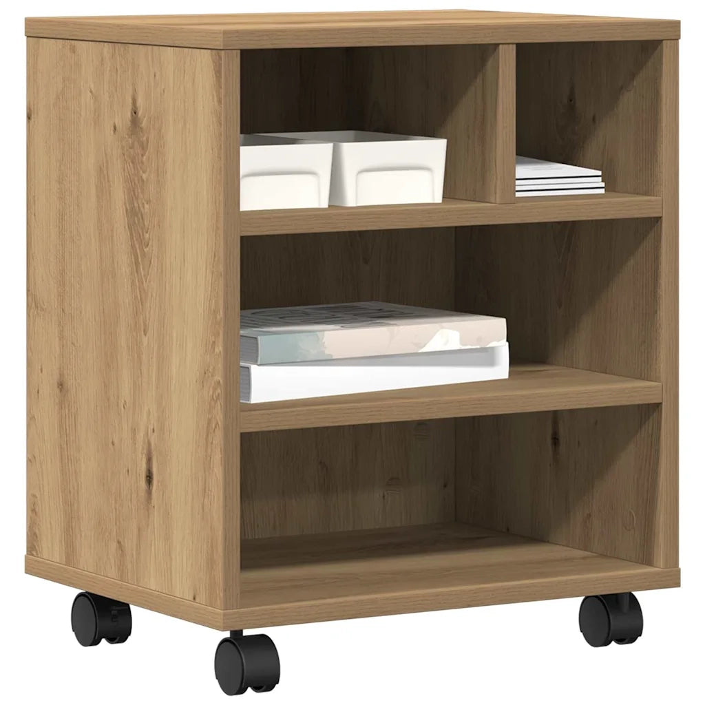 Supporto per Stampante rovere artigianale 41 x 32 x 48 cm 862280