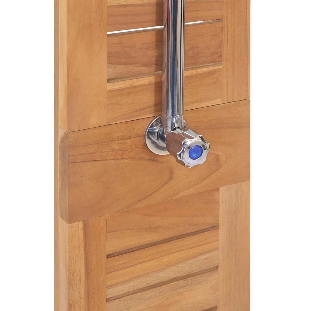 Doccia da giardino in teak massello 70 x 75 x 204 cm 02_0042064