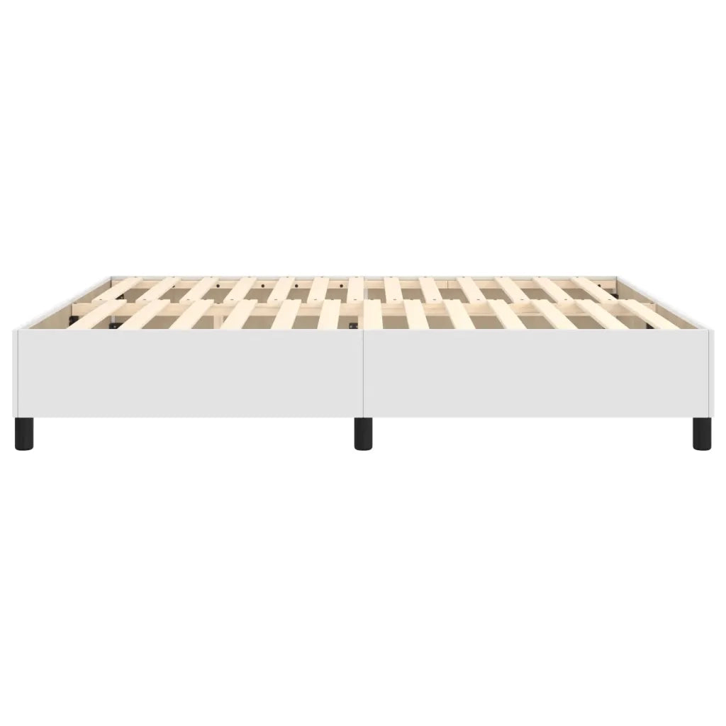 Struttura Letto a Rete a Molle Bianco 180x200 cm in Similpelle 3121060