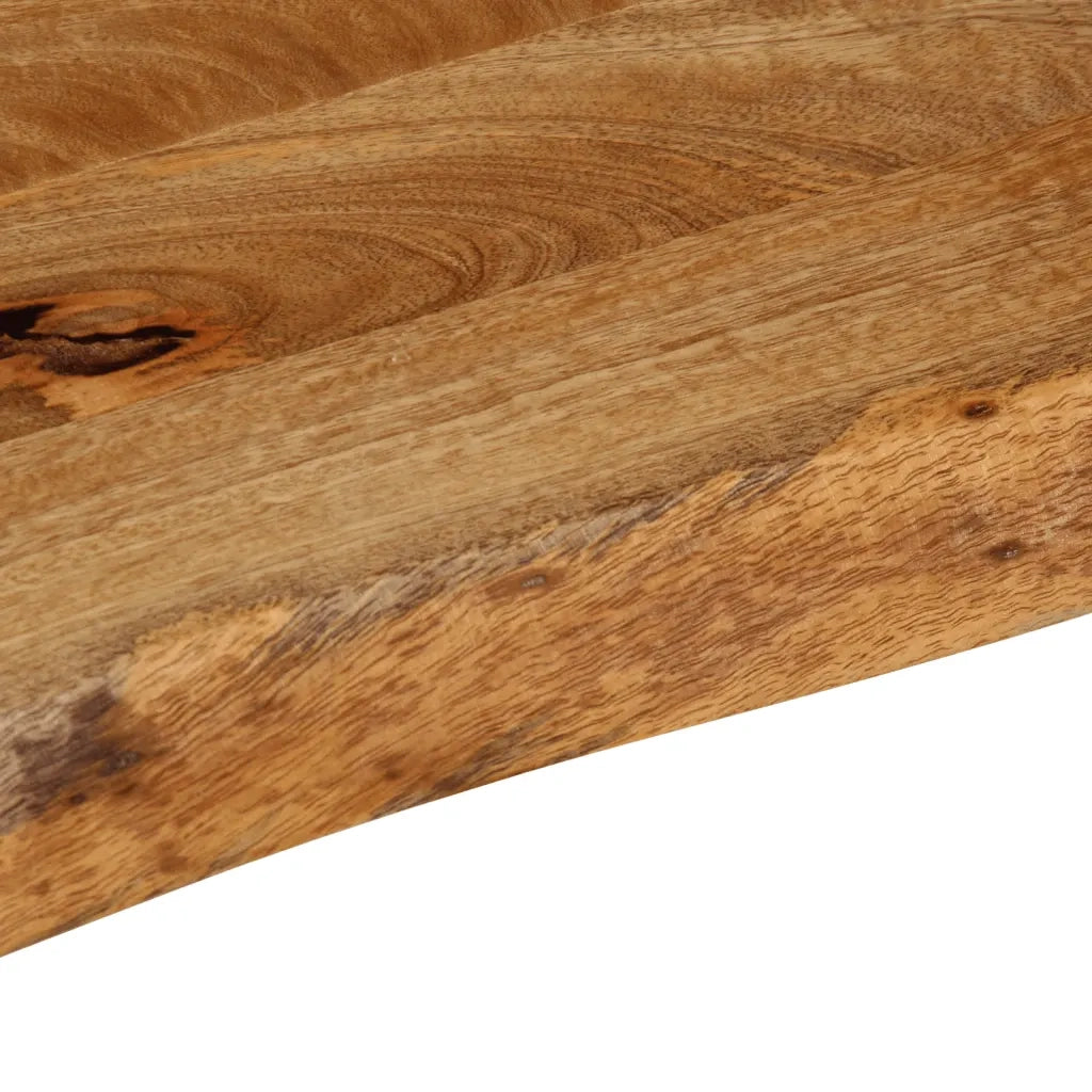 Piano Tavolo Bordi Vivi 40x30x3,8 cm in Legno Massello di Mango 370474
