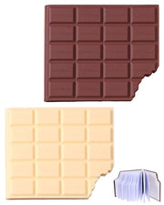 Quaderno di appunti creativo, forma biscotto, cioccolato, studente, cartone, staccabile, quaderni di appunti manoscritti, regalo per amico, insegnante, 2 pezzi (A)