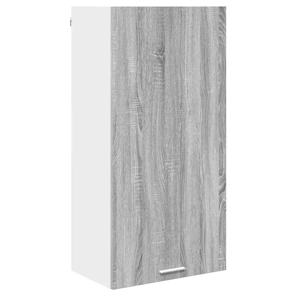 Armadio pensile Grigio Sonoma e Bianco 50 x 31 x 100 cm 884351