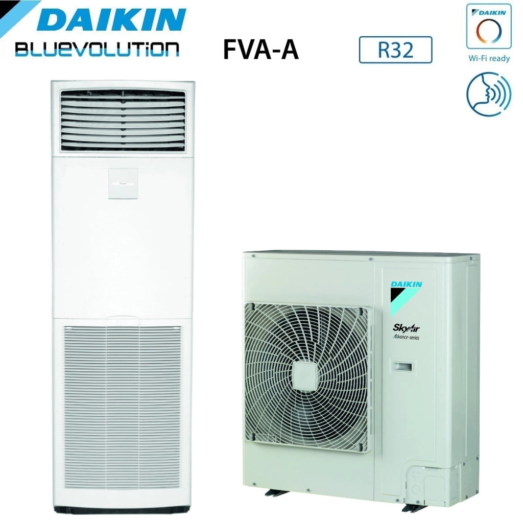 Climatizzatore Condizionatore Daikin Bluevolution a Colonna 42000 Btu FVA125A + RZASG125MV1 Monofase R-32 Wi-Fi Optional