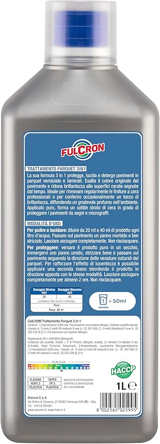 AREXONS FULCRON TRATTAMENTO PARQUET 3 IN 1   1 L- 1,0 pz