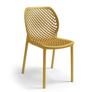 SEDIA ARIA IMPILABILE CM 47X60X82 H SENAPE- 1,0 pz