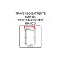 R TRAVERSO BATTENTE PORTA MICROTEC BIANCO 210X80- 1,0 pz