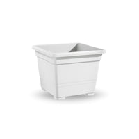 VASO QUADRATO CM.32  BIANCO- 1,0 pz