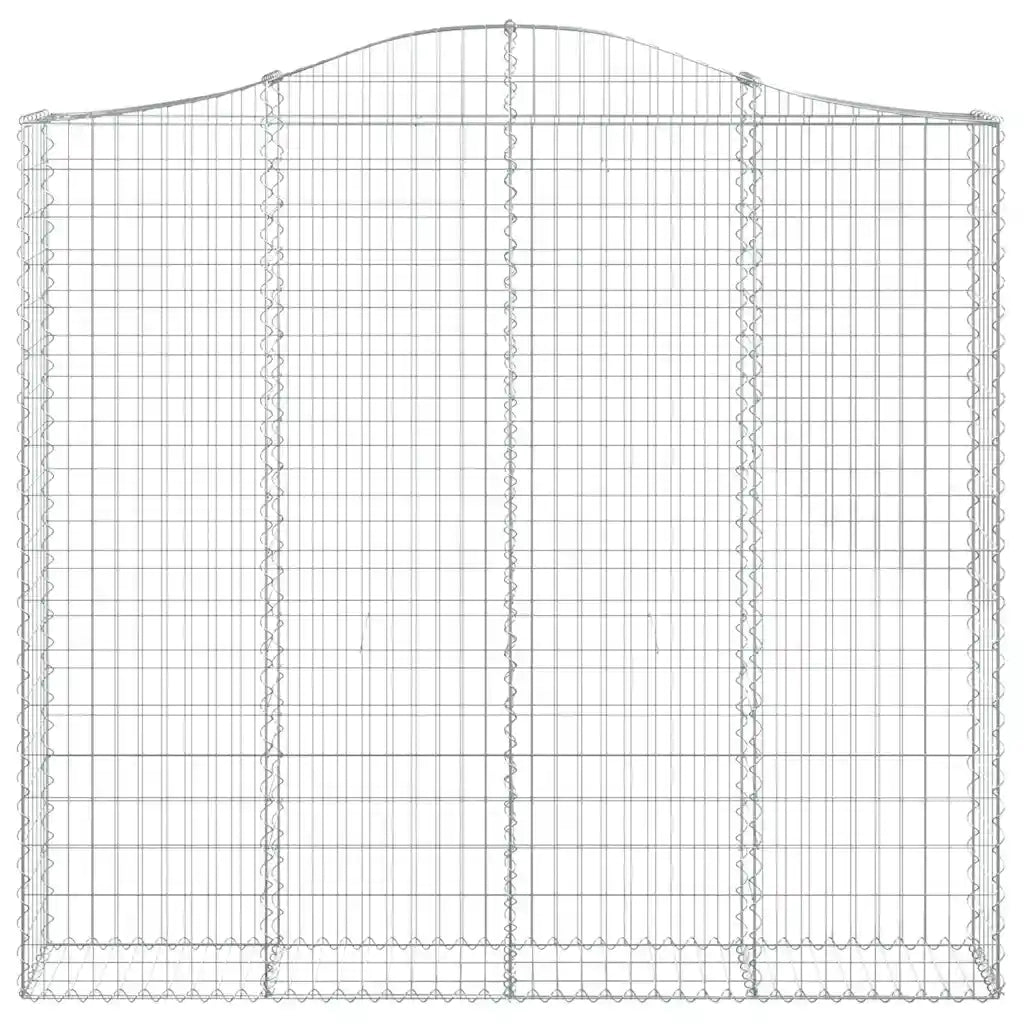 Cesti Gabbioni ad Arco 3 pz 200x30x180/200 cm Ferro Zincato 3145515