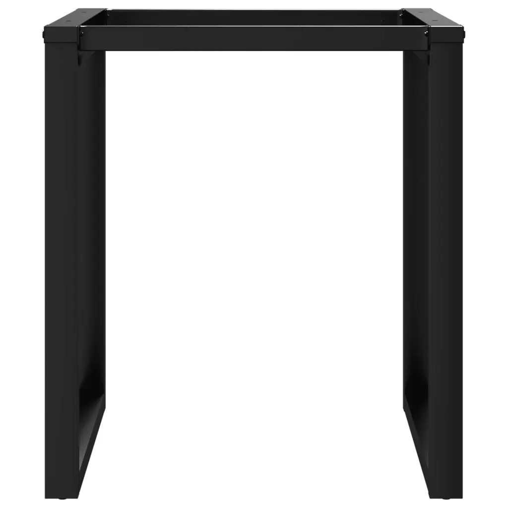 Telaio Gambe a O per Tavolo da Pranzo 70x70x73 cm in Acciaio