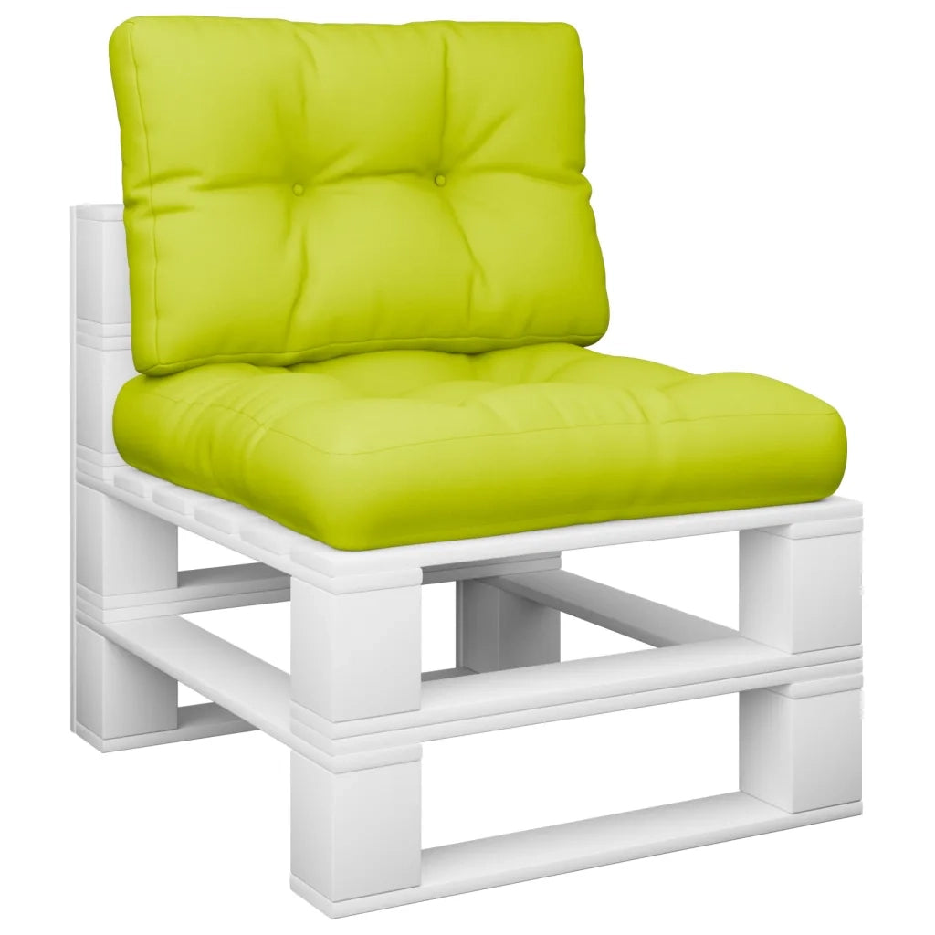 Cuscini per Divani in Pallet 2 pz Verde Intenso in Tessuto 360678