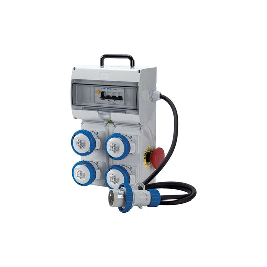 FME 74.120 QUADRO 4P CEE 220V IP65 C/PULS. EMERG- 1,0 pz