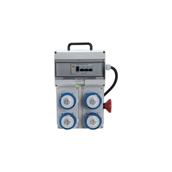 FME 74.120 QUADRO 4P CEE 220V IP65 C/PULS. EMERG- 1,0 pz