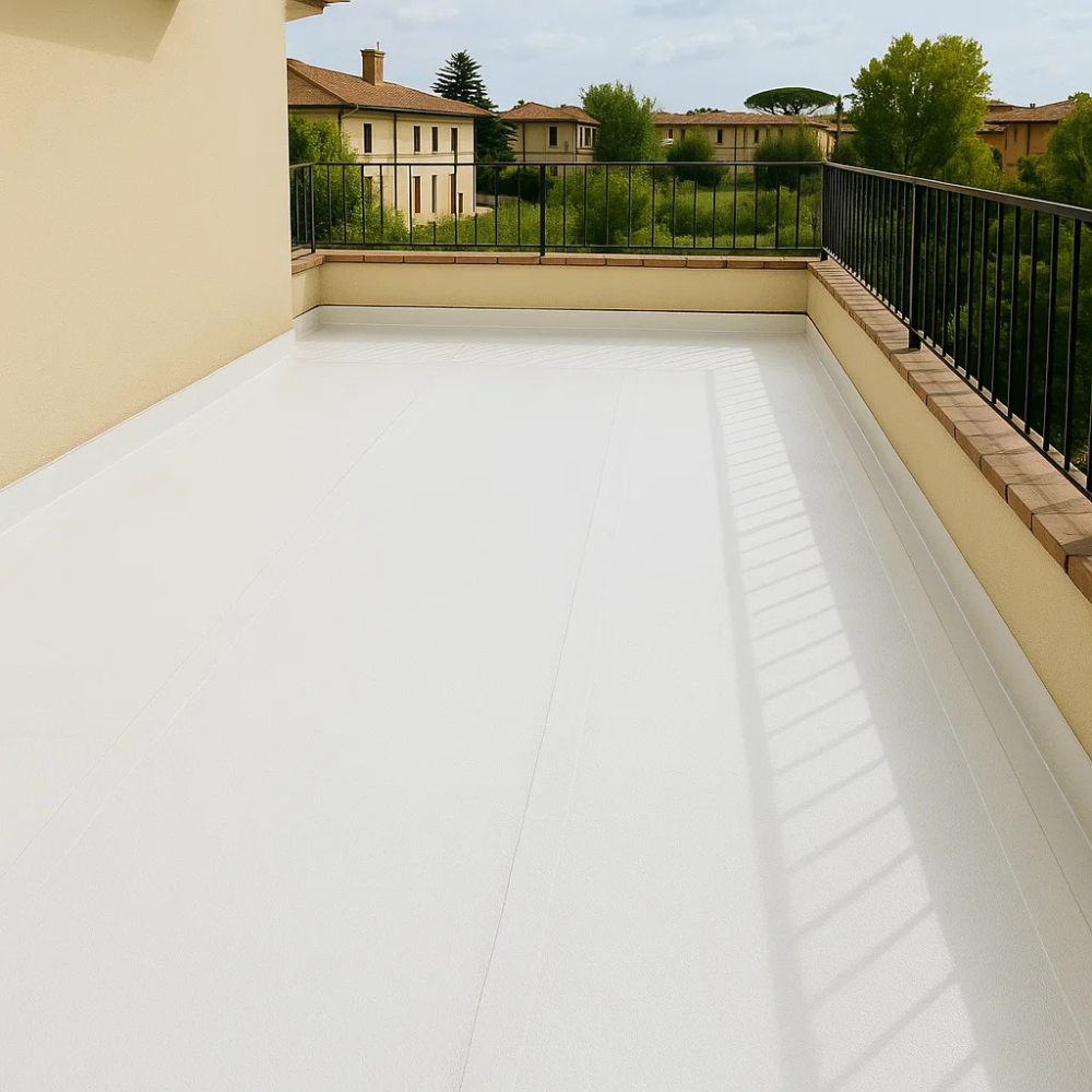 Guaina autoadesiva ardesiata bianca 4 kg/m² casasciutta 2 rotoli 1 x 10 m