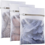 Set di sacchetti per bucato, 3 pezzi, con cerniera, reutilizzabili e sostenibili per intimo, reggiseni, calze, abbigliamento per bambini (3S, 23x30cm)