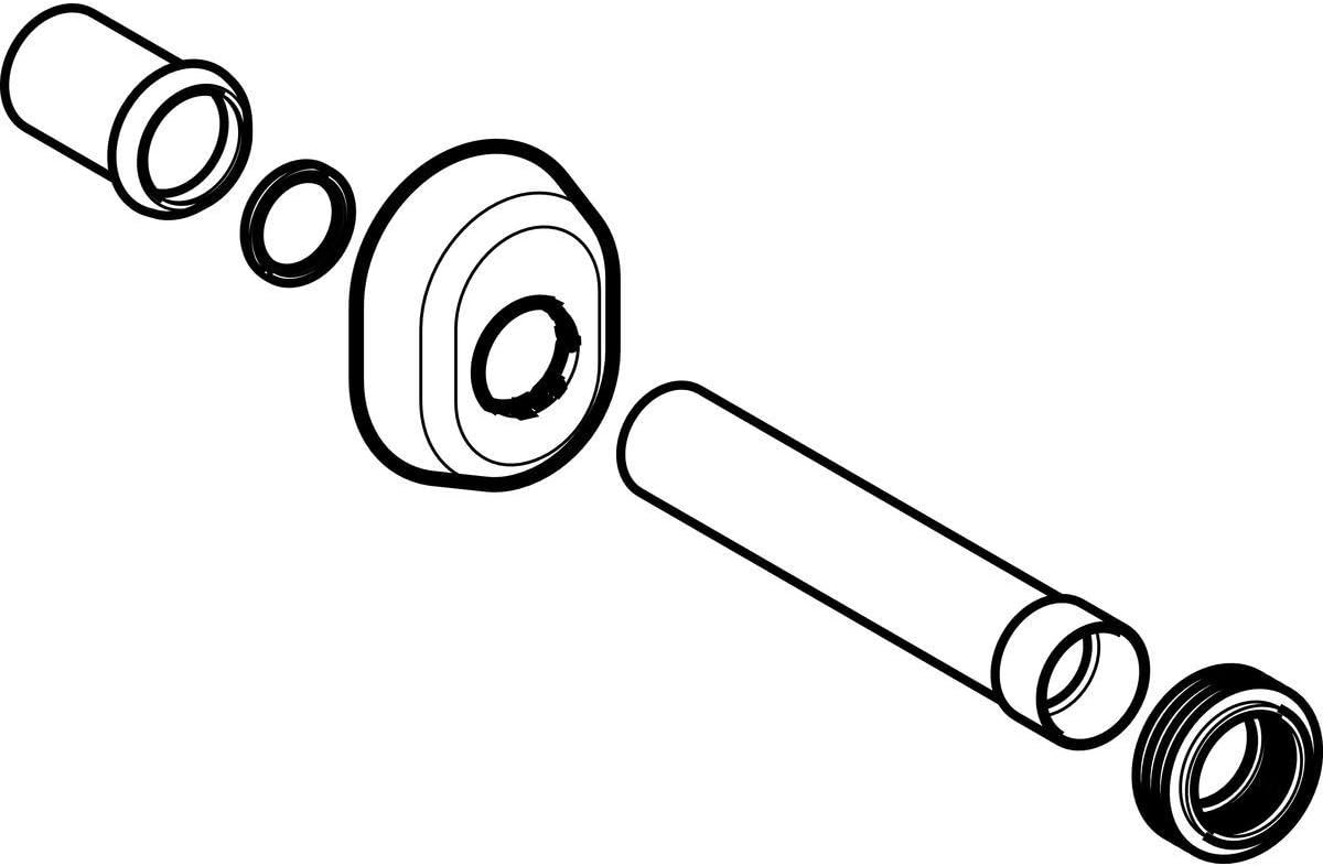 CANOTTO DI COLLEGAMENTO GEBERIT  BIANCO     GEBERIT