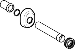 CANOTTO DI COLLEGAMENTO GEBERIT  BIANCO     GEBERIT