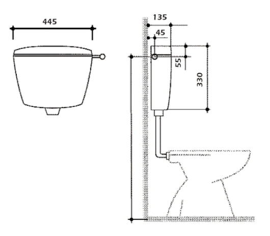 CASSETTA A ZAINO ESTERNA BIANCA KARIBA 315005