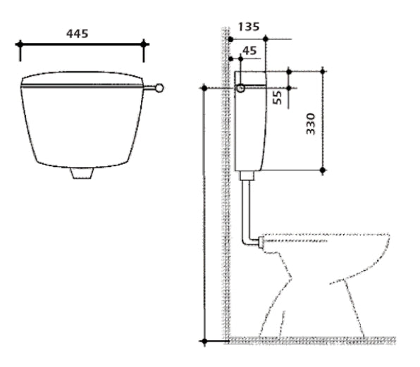 CASSETTA A ZAINO ESTERNA BIANCA KARIBA 315005