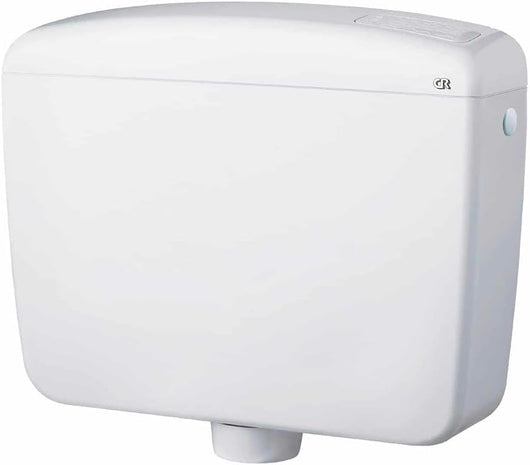 CASSETTA ZAINO ESTERNA SUPER PIATTA LONDRA SINGOLO SCARICO BIANCA CR