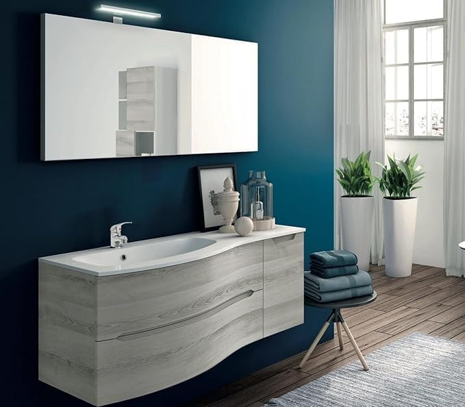 MONOCOMANDO LAVABO Miscelatore Cromo  per Lavabo, Rubinetto Cromato, Design Basic