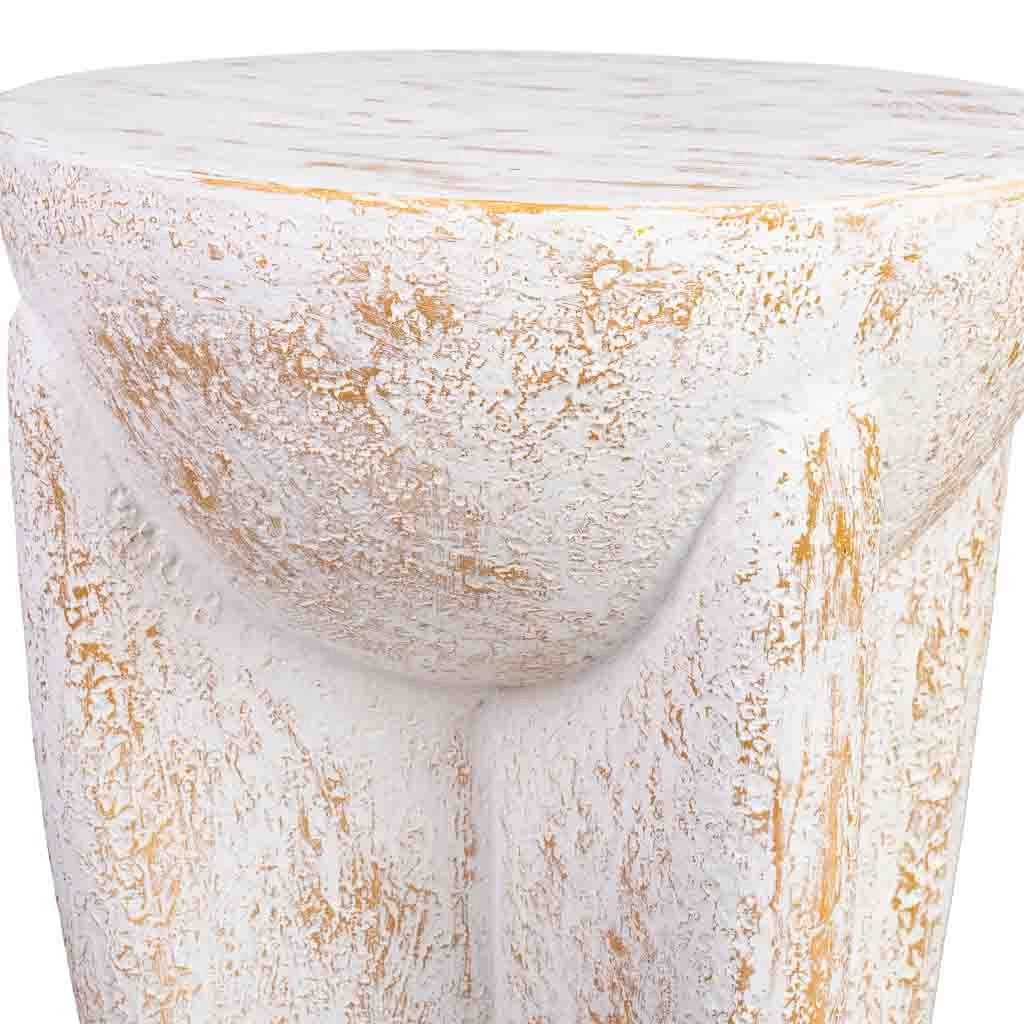 Tavolino in magnesio bianco 38x38x46