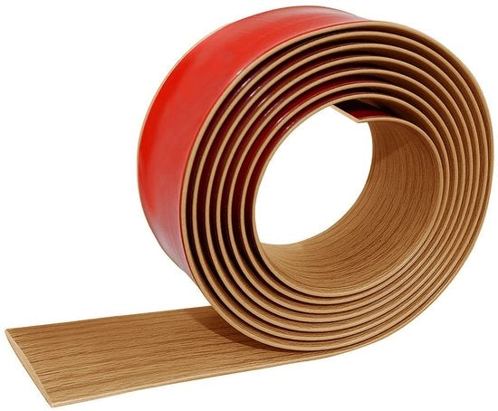 Profilo di transizione in vinile autoadesivo 4M x 5 cm, striscia di transizione autoadesiva piatta, striscia di transizione autoadesiva per pavimento, striscia di transizione autoadesiva per finestre, striscia di transizione autoadesiva per porte.