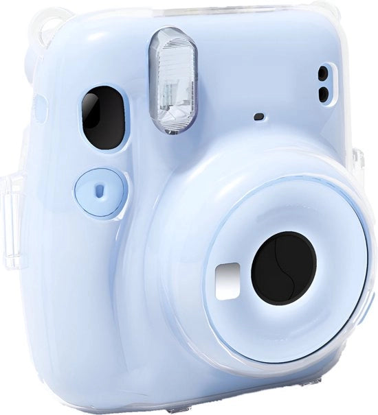 Case trasparente per Fujifilm Instax Mini 11 - Copricase - Custodia con taschino - Trasparente