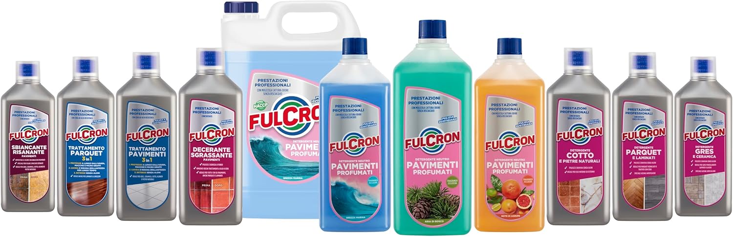 TRATTAMENTO PER PAVIMENTI 3 IN 1 'FULCRON' lt. 1- 6 pezzi  - AREXONS