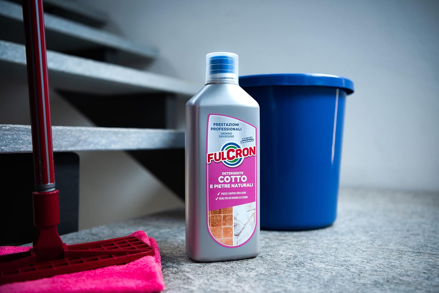 DETERGENTE COTTO E PIETRE 'FULCRON' lt. 1- 6 pezzi  - AREXONS