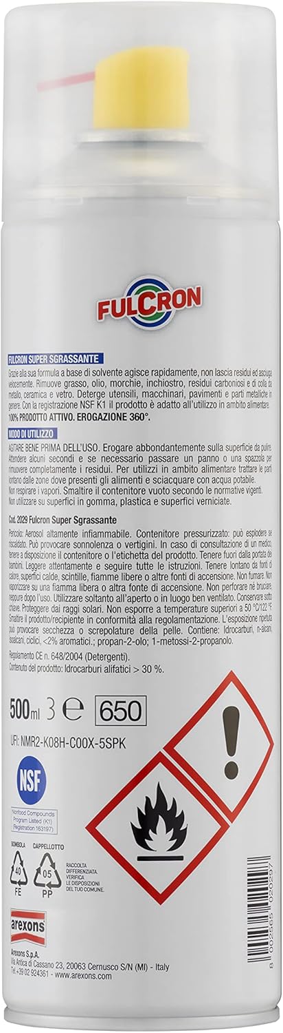 SGRASSANTE 'FULCRON SUPER SGRASSANTE' ml 500  - AREXONS