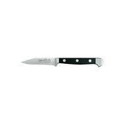 Güde 1708-08 Alpha Coltello da Verdure 8 cm in Acciaio al Cromo-Molibdeno-Vanadio con Impugnatura in POM Nero colore Nero
